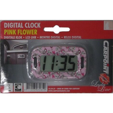 Orologio digitale pink flocer motivo floreale