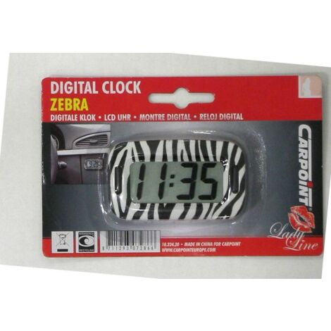 Orologio digitale zebrato