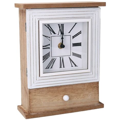 Orologio legno marrone cm 18