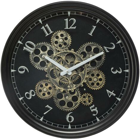 Orologio meccanico in metallo Mely D37cm - Atmosphera créateur d'intérieur