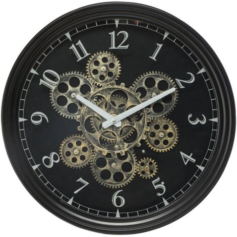 Orologio meccanico in metallo Mely D37cm - Atmosphera créateur d'intérieur
