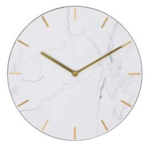 OROLOGIO MURO MARMO- - ø cm.30 - 1 pezzi XTRA