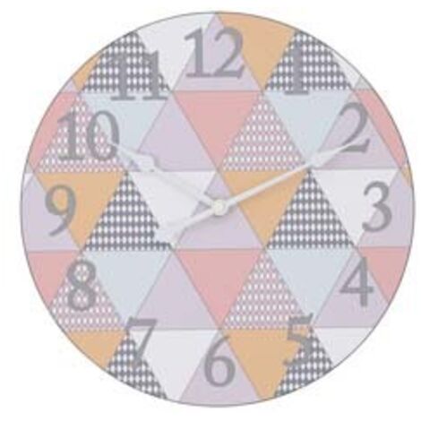 OROLOGIO MURO TRIANGOLI- - ø cm.30 - 1 pezzi XTRA