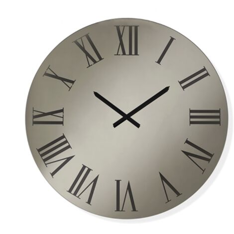 Orologio rotondo in cristallo Bronzo D60 cm - RONALD