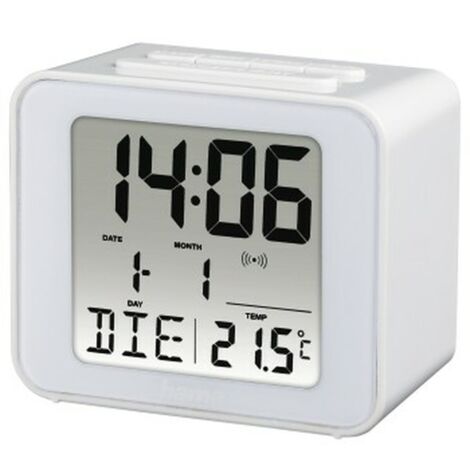 Orologio Sveglia Hama 00186305 Bianco