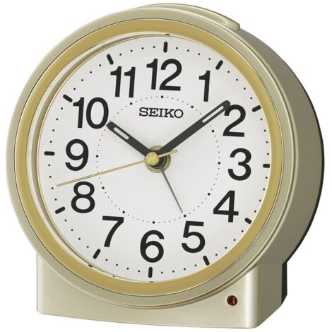 Orologio-Sveglia Seiko QHE199G Dorato