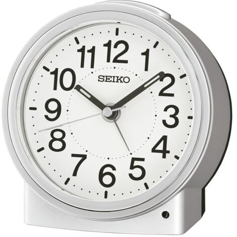 Orologio-Sveglia Seiko QHE199S Argentato