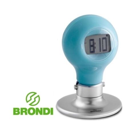 Orologio/Sveglia/Termometro stile Lampadina Brondi - CK-40