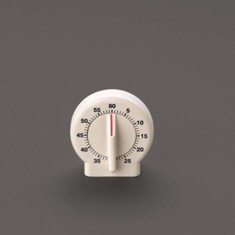 Orologio/timer da cucina Kelomat meccanico in plastica fino a 60 min.