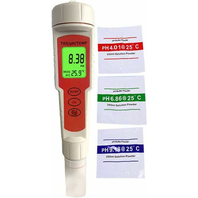 ORP testeur Redox mètre 3 en 1 qualité de l'eau piscine détecteur analyseur laboratoire pH mètre