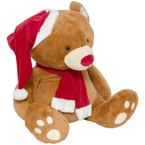 Orso di natale gigante di peluche 100 cm - Feeric lights & christmas