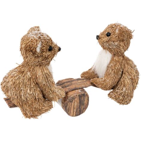 Orso dondolante plf 27 cm - Feeric lights & christmas