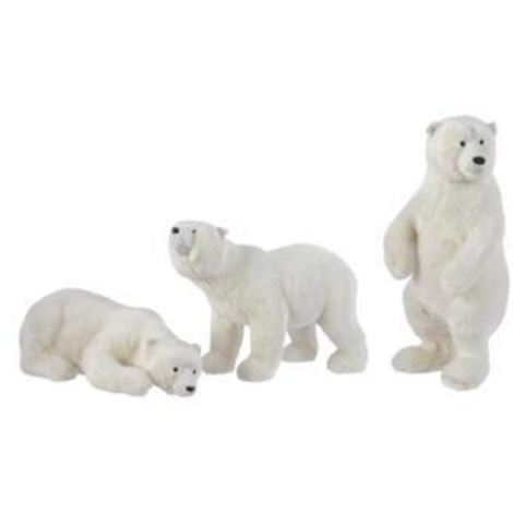 ORSO POLARE IN PLASTICA 13X15X26 CM ASSORTITO PREZZO CAD UNO