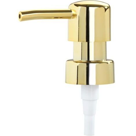 (Or)Tête de pompage de rechange pour distributeur de savon noir rond, pompe à savon de rechange pour distributeur de savon, en matière synthétique, pour filetage de diamètre 28 mm