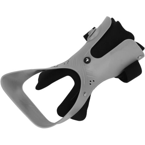 Orthèse de cheville droite ajustable pour hémiplegie - Support postural confortable avec attache rotative - Taille XL