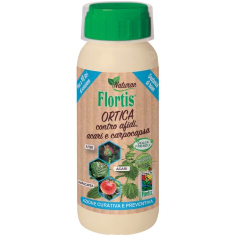 Ortica Insetticida biologico naturale per piante 500 ml Flortis