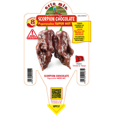 ORTO MIO 8 Peperoncino Scorpion Chocolate
