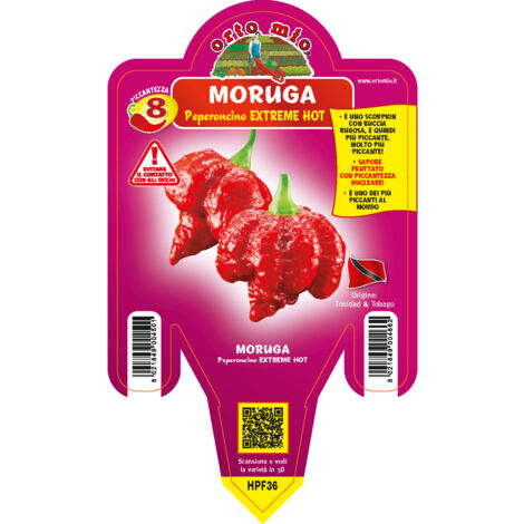 ORTO MIO Peperoncino Extreme Hot Moruga Scorpion Rosso