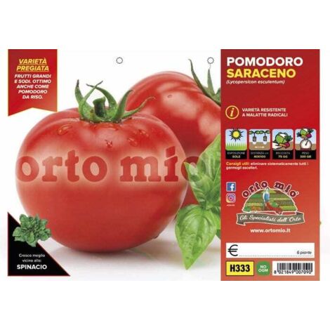 ORTO MIO Pomodoro tondo da mensa Saraceno