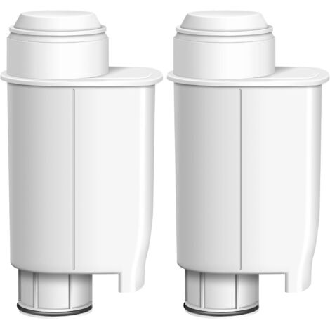 Ortviai Lot de 2 Cartouches Filtrantes compatibles avec Brita Intenza+ Saeco CA6702/00 - Filtre à Eau pour Machine à Café Philips Saeco, Gaggia, Bosch Benvenuto - Adoucisseur Anti-Calcaire Haute Perfo