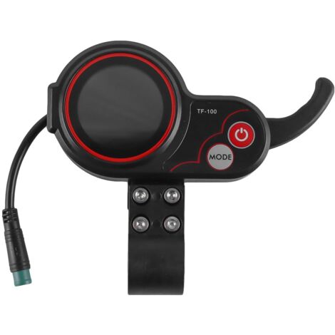 Ortviai Panneau Affichage LCD 5 Broches 48V TF-100, Écran Instrument KUGOO M4 M4 Pro, Surveillance Données Lecture Informations, Tableau Bord Scooter