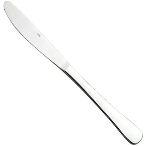 2 couteaux de table rond Victorinox lame 11cm à dents jaune