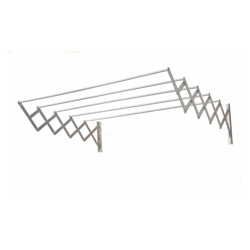 Cuncial - oryx 5160330 �tendoir Mural Extensible en Aluminium 1,40�m