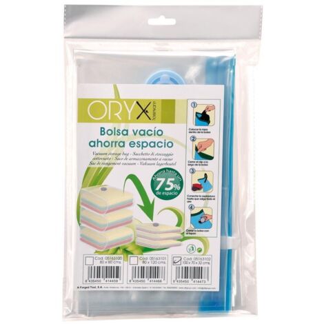ORYX Bolsa Vacio Ahorra Espacio 100x70x32cm
