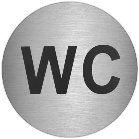 ORYX placa adhesiva wc acero inoxidable ø 7 cm. , Placa Adhesiva WC Acero Inoxidable- Medida: Ø 7 cm.- Montaje sin herramientas, autoadhesivo.- Se adhiere a la ma