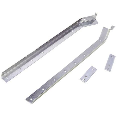 ORYX tendedero balcón hierro zincado , Tendederos - Para balcón.- 2 piezas realizadas en hierro zincado.- Longitud: 54 cm.- Separación entre agujeros: 6.8 c