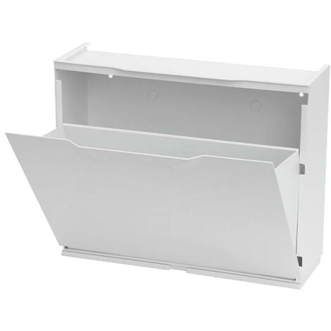 ORYX Zapatero modular en polipropileno 40,1x51x17,3 cm - blanco