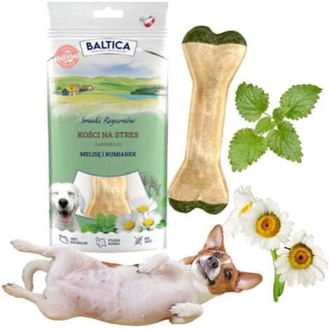 Os à mâcher anti-stress pour chien mélisse camomille 1x