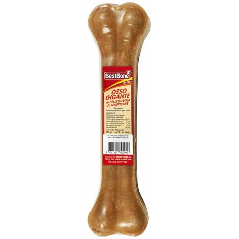 Os géant pour chiens en cuir de vachette