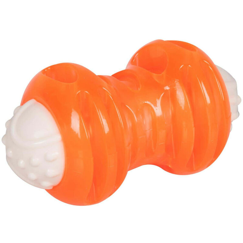 

OS juguete que ríe 12 cm. naranja. para perros.