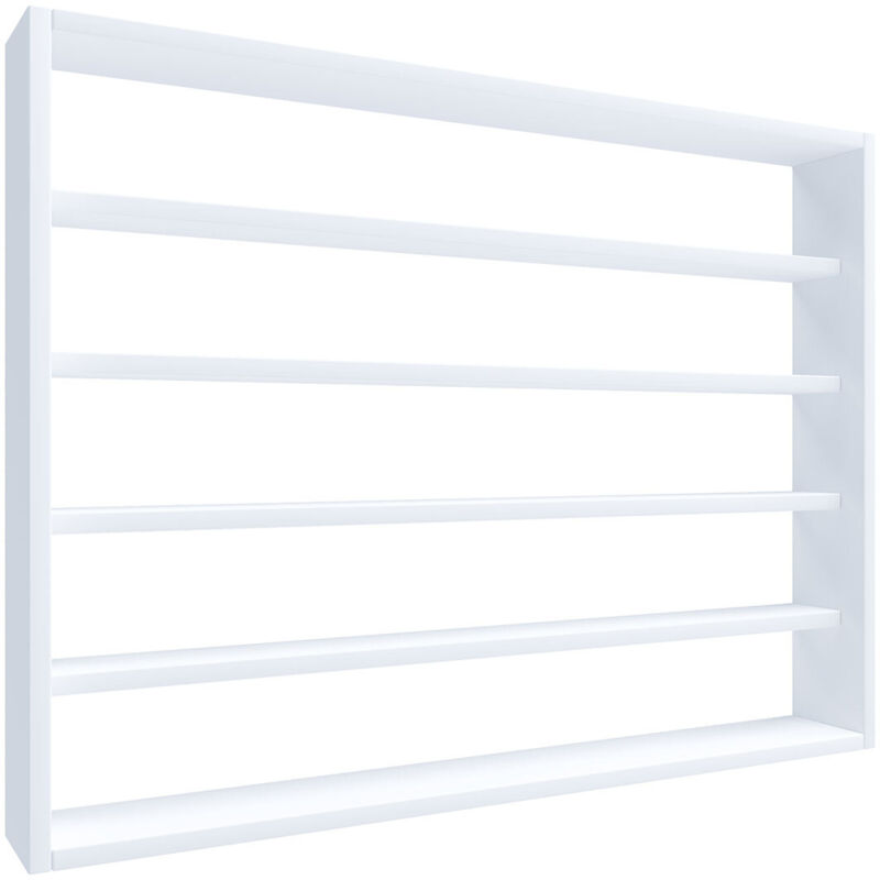 Ebuy24 - Vitrine murale Osado h. 60 x l. 80 x p. 10 cm Blanc