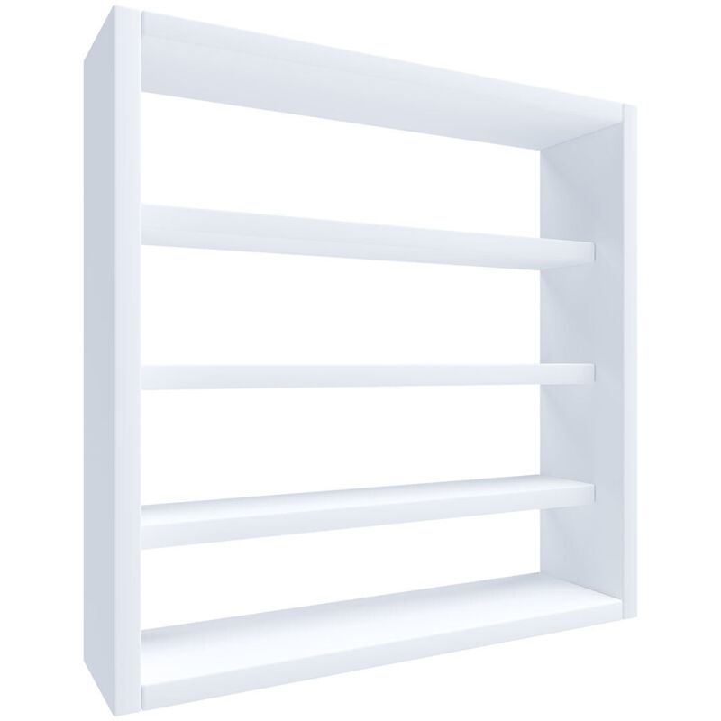 Ebuy24 - Vitrine murale Osado h. 40 x l. 40 x p. 10 cm Blanc