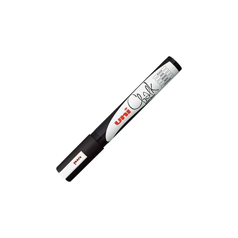 Uniball pennarello a gesso liquido pwe-5m bianco