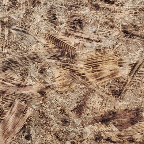 OSB3 traité méthode Yakisugi – Résistant, élégant et durable – Dimensions : 125 × 100 cm – Épaisseur : 18 mm
