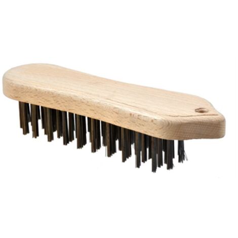 Osborn 0001179097 - Cepillo manual con 5 hileras de acero, tipo violín/rectangular,Ø0.35mm
