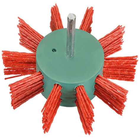 Osborn 0004401052 - Spazzola circolare a settori con gambo da 6 mm e filamento Ø 0,30 mm (100x23x25)