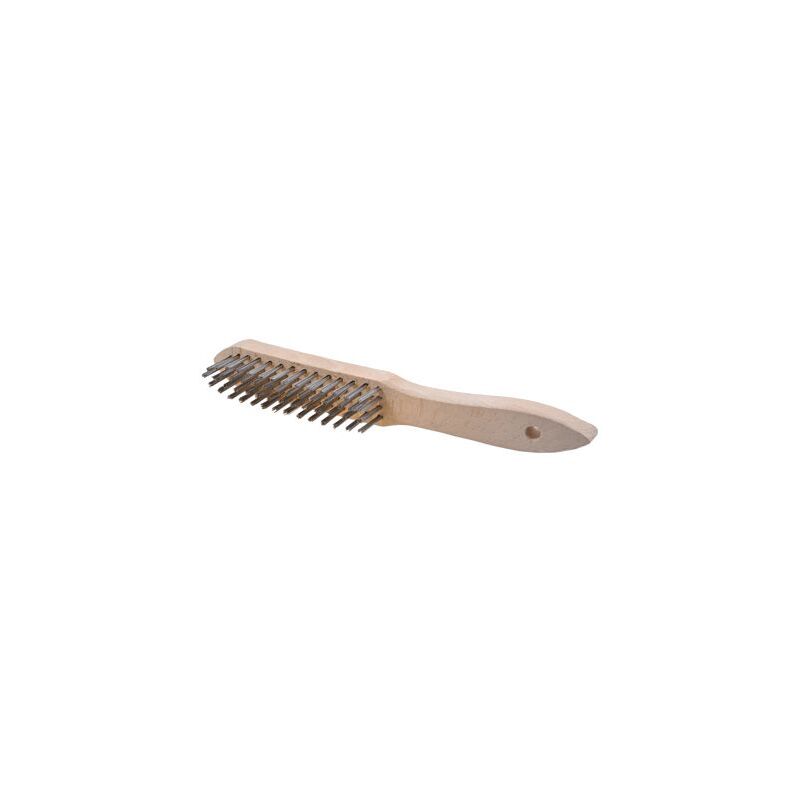 

0041152134 - Cepillo manual con 4 hileras de acero recto y cuerpo de madera tipo soldador filamento Ø 0.35 mm - Osborn