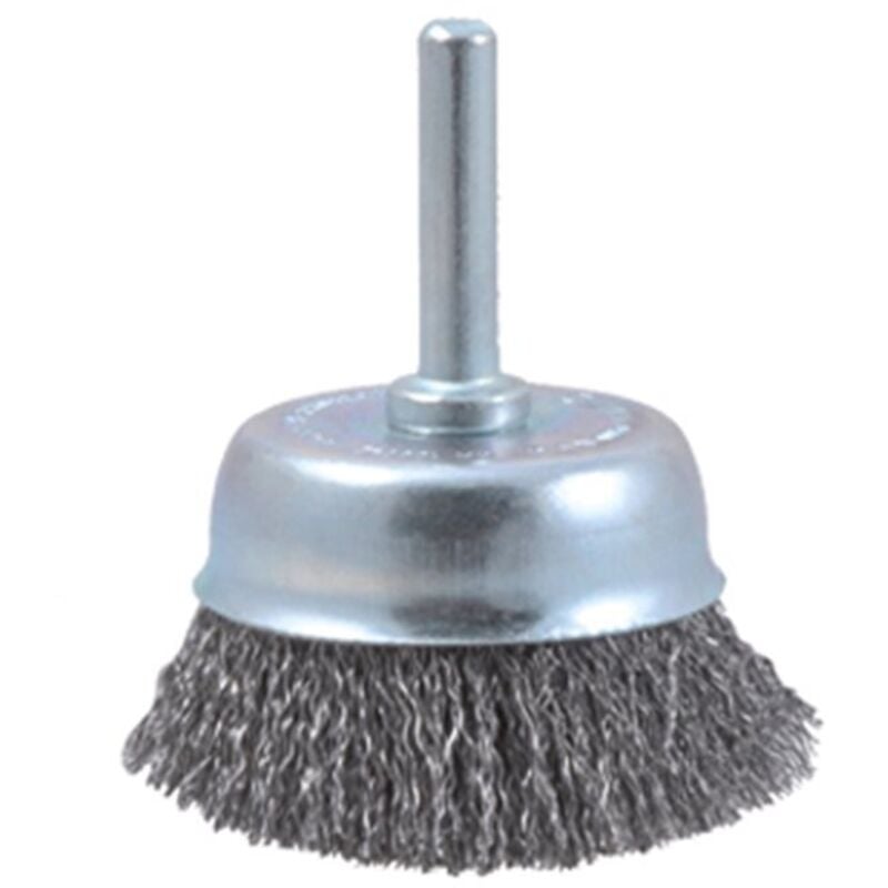 

Osborn 1004608151 - Cepillo taza de acero trenzado con vástago de 6 mm filamento de Ø 0.50 mm (65x23 )