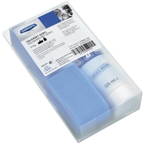 Osborn 1203600001 - Kit de pulido para acrílicos 5 piezas - herramienta profesional duradera, calidad garantizada, envío en 24h