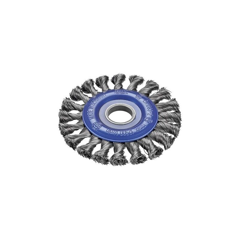 

6152631131 - Cepillo circular acero de alambre trenzado con agujero de 22,2 mm y filamento de Ø 0.35 mm (125x13 ) - Osborn