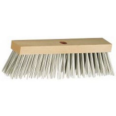 Osborn – Balai universel 30 cm – Corps en bois avec trou pour manche – Fil plat 1,10 x 0,25 mm – Pour travaux de construction - ES7650N