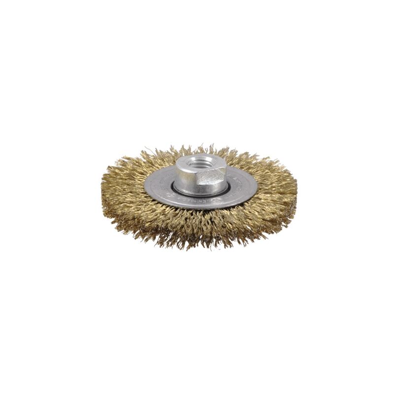 Brosse à fil circulaire - ø 115 mm - fil acier - ø du fil 0.2 mm Osborn