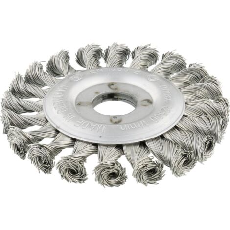 Osborn Rundbürste rostfrei 115x12 mm gezopft