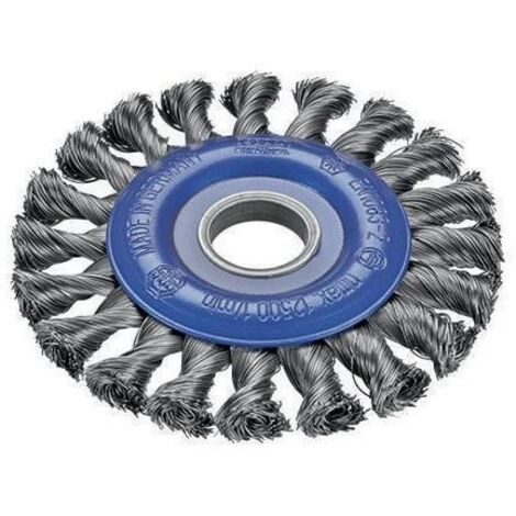 Osborn Rundbürste Stahldraht 115x12 mm gezopft