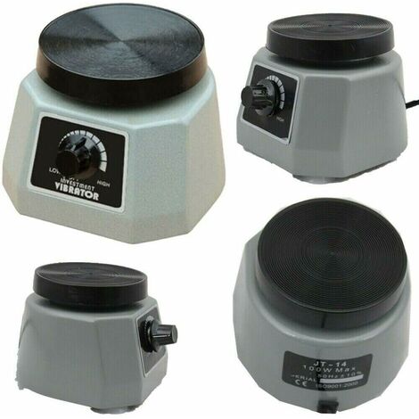 Oscillateur vibrant de laboratoire dentaire argenté 4" rond Équipement de dentiste 220V
