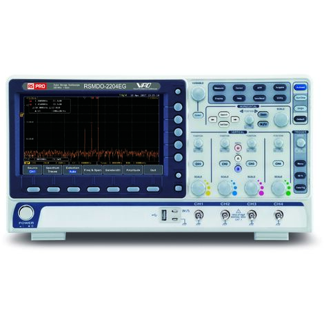Oscilloscope De table RS PRO, 4 voies, 200MHz ( Prix pour 1 )
